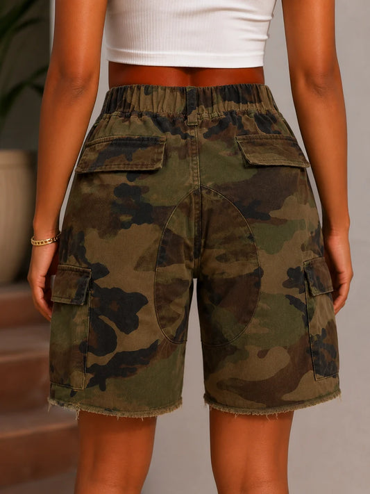 Camo Shorts (elastic waist)