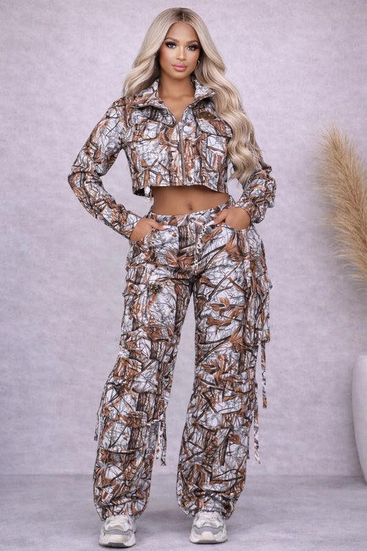 Camo Cargo Set