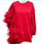 Heaven Sent Red Tulle Sweater