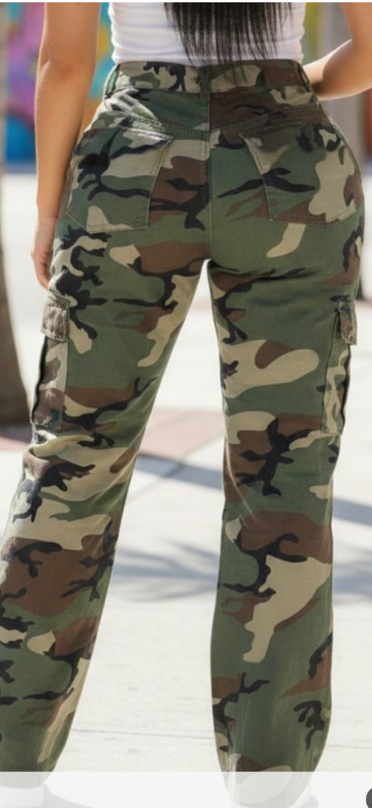 Patchwork Camo Pants