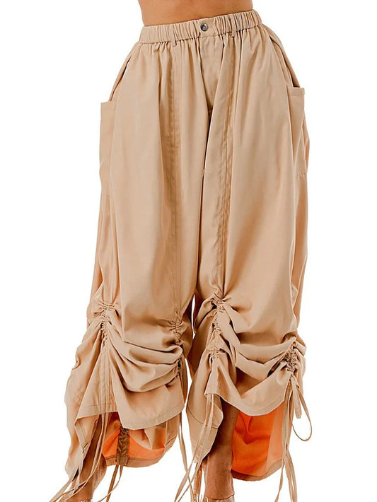BAGGY RUCKED PANTS