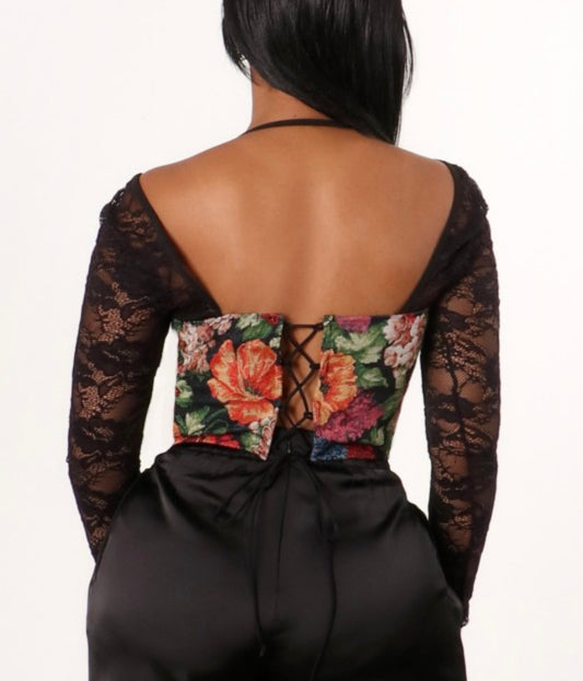 Lace Corset Top