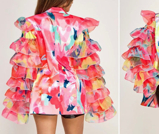 Floral Attention Blazer