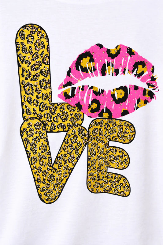 Love Rhinestone Top